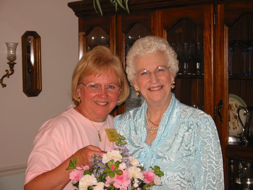 Karon and Mom April 27, 2002